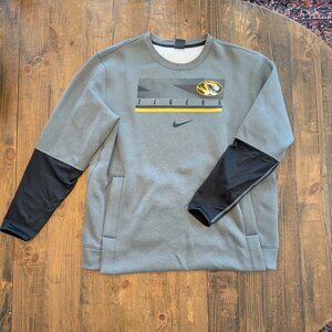 Mizzou Nike On-Field Crewneck Sweatshirt
